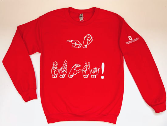 Picture of ASL "Go Bucks!" Sweatshirt